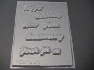 3510 Assorted Sayings II Chocolate Mold